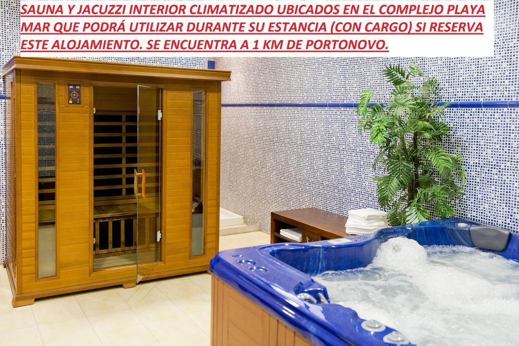 Apartamento Playa Mar Portonovo Centro. Sanxenxo Bagian luar foto